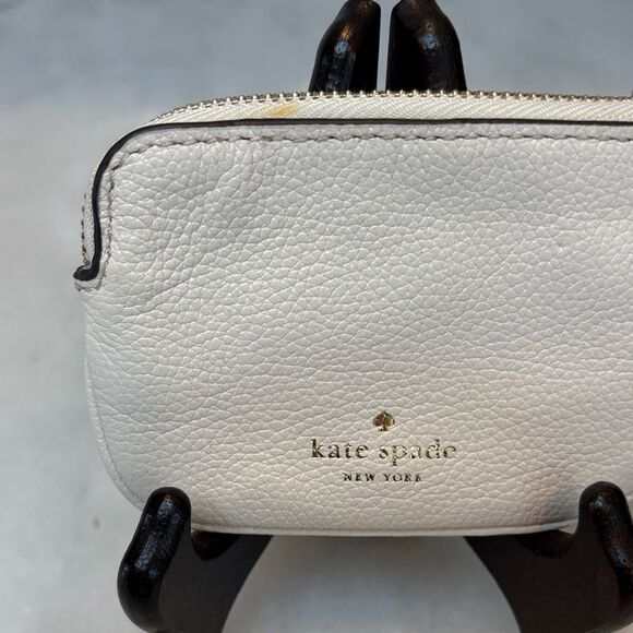 Kate Spade Pebbled Leather Key Chain Coin Purse - Picture 5 of 13